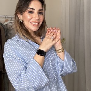 Jellaba en Lin (Baby Blue)